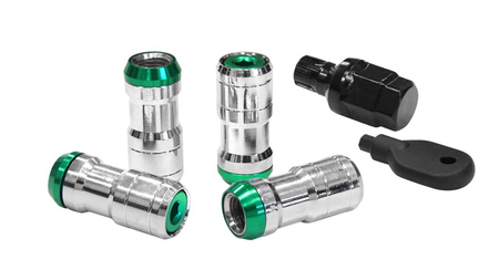 Nakrętki JDM Performance M12x1,5 Zielone Zabezpieczające