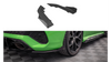 Splitter Audi RS3 8Y Tył Boczne Street Pro Black-Red + Gloss Flaps