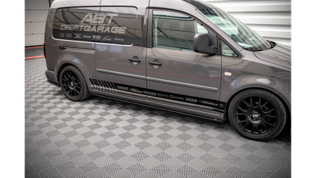 Diffuser Volkswagen Caddy Long III Facelift Side Skirts Gloss Black