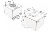 Fuel tank 30L TurboWorks with sensor silver
