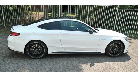 Diffuser Mercedes-Benz C C205 63AMG Side Skirts Gloss Black