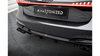 Diffuser Audi A7 C8 Facelift S-Line Rear Valance + Exhaust Ends Imitation Black