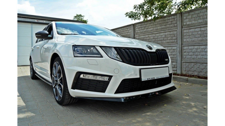 Splitter Skoda Octavia III RS Front v.2 Gloss Black