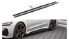 Diffuser Audi RS6 RS7 C8 Side Skirts v.2 Gloss Black