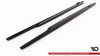Diffuser Lexus ES VII F Sport Side Skirts Gloss Black