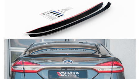 Spoiler Cap Ford Mondeo V Liftback Gloss Black