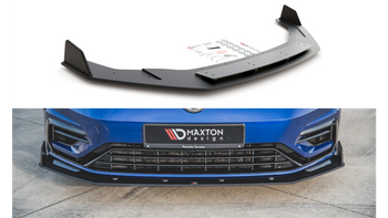 Splitter Volkswagen Golf 7 Facelift R Front Racing Durability v.2 Black-Red
