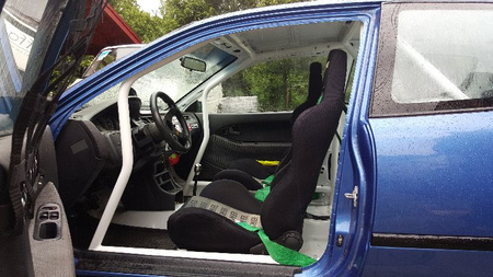 Bolt-in Roll Cage Honda Civic V Coupe Black