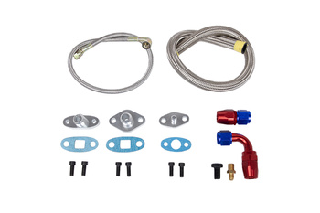 Universal oil run-off and power kit Twin Turbo