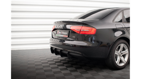 Diffuser Audi A4 B8 Facelift Rear Street Pro Black