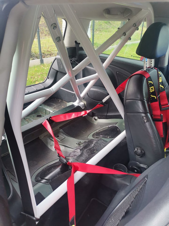 Bolt-in Half Roll Cage Mini Cooper R50 R53 One S Black