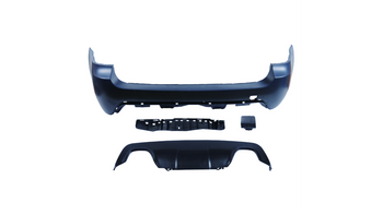 Bumper BMW 5 E61 Rear with Diffuser