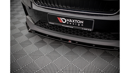 Splitter Skoda Enyaq iV Front v.2 Gloss Black