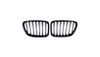 Grill BMW X1 E84 pojedyncze żeberka Matt Black