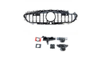 Grill Mercedes-Benz CLS C257 GT Gloss Black Camera