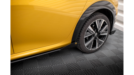 Dokładka Peugeot 208 GT II Progi Street Pro Black + Gloss Flaps