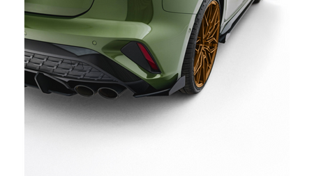 Splitter Audi S3 8Y Sportback Tył Boczne Street Pro Facelift Black + Gloss Flaps