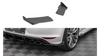 Splitter Volkswagen Golf 7 R Tył Boczne Street Pro Black + Gloss Flaps