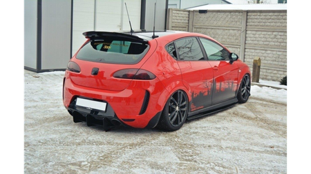 Spoiler Seat Leon II MS Design Tył Gloss Black