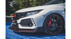 Splitter Honda Civic X Type-R przód Racing Durability Black-Red