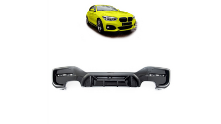 Diffuser BMW 1 F20 F21 Facelift Rear Gloss Black