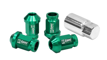 Nakrętki D1Spec Replika 40mm M12x1,25 Zielone