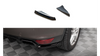 Rear Side Splitters Porsche Cayenne Mk2 Gloss Black