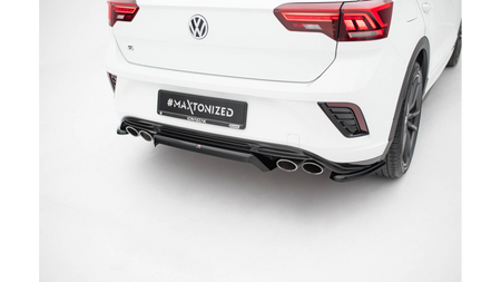 Splitter Volkswagen T-Roc R Mk1 Tył Środkowy z Dyfuzorem