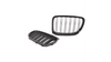 Grill BMW X1 E84 podwójne żeberka Gloss Black