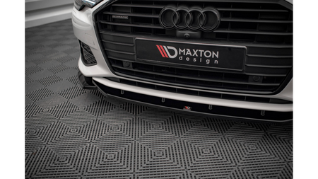 Splitter Audi A6 C8 przód v.1 Gloss Black