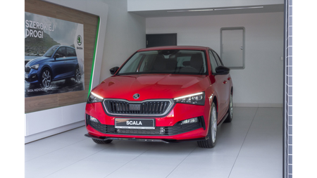 Splitter Skoda Scala przód v.2 Gloss Black