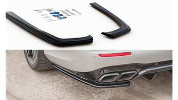 Splitter Mercedes-Benz E63 AMG S213 Tył Boczne Gloss Black