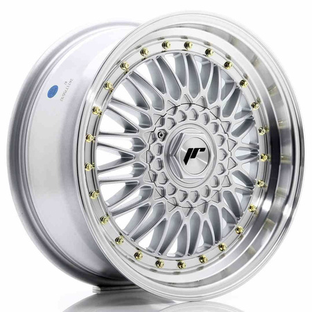 JR Wheels JR9 17x7,5 ET20 4x100/108 Silver w/Machined Lip