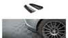 Splitter Porsche Macan I Facelift 2 Tył Boczne Gloss Black