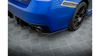 Splitter Subaru WRX STI Rear Side Street Pro Black-Red