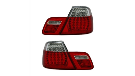 Lampy BMW 3 E46 Facelift Tył LED Red-Clear