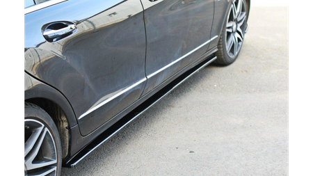 Diffuser Mercedes-Benz CLS C218 Side Skirts v.1 Gloss Black