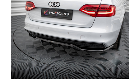 Splitter Audi A4 B8 Facelift Competition Rear Central with Diffuser