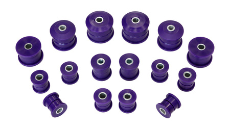 Set of rear suspension bushings - SUBARU FORESTER I - 16PCs.