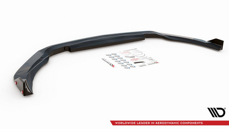 Splitter Mercedes-Benz A W177 A45 S Aero Pack Front v.3 + flaps Gloss Black