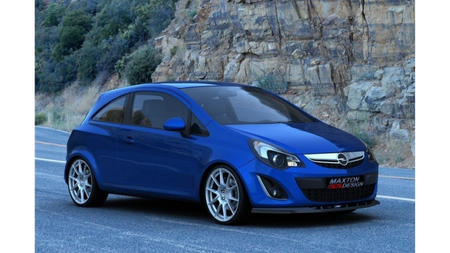 Splitter Opel Corsa D Facelift przód Gloss Black