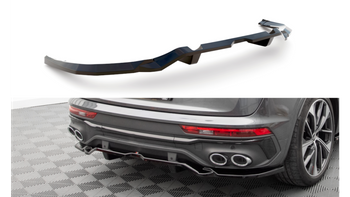 Splitter Audi SQ5 FY Facelift Rear Central with Diffuser Gloss Black