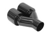 Exhaust Tip 89mmx2 enter 63mm Black Chrome Right