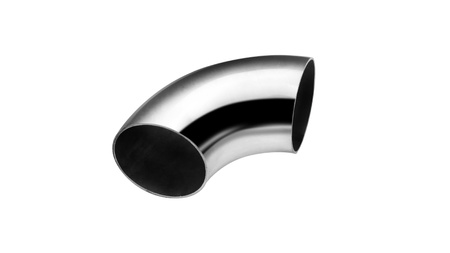 Stainless elbow 90deg 76mm thk.1,5mm polished