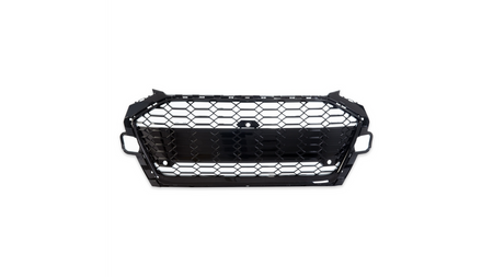 Grill Audi A4 B9 Facelift Gloss Black Camera