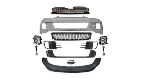 Zderzak Volkswagen Golf VI Przód Grill Halogeny