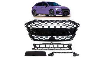 Grill Audi A3 8Y Gloss Black