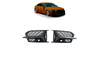 Fog Light Covers Audi A6 C8 Gloss Black
