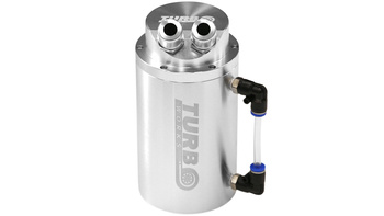 Oil catch tank 0.7L 15mm TurboWorks Silver