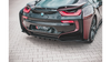 Splitter BMW i8 I12 Rear Central with Diffuser Gloss Black